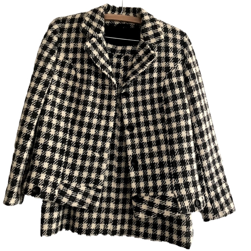 Colette Modes Dublin, Vintage DONEGAL handwoven tweed, Women’s Houndstooth Suite